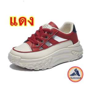 (ch1035k)Z รองเท้าผ้าใบแฟชั่นเสริมส้น5ซม. กันลื่นสไตล์รองเท้ากีฬาผู้หญิง รุ่นล่าสุดรองเท้าเด็ก