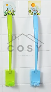 COSY Sikat Toilet 2 Sisi Bulu Gagang Panjang Pembersih Kloset Kamar Mandi Closet Brush 2 in 1 Multifungsi