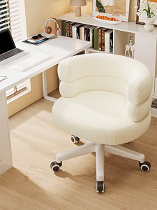 พร้อมส่ง เก้าอี้หมุ่น เก้าอี้ทำงาน หมุ่นได้360องศา เก้าอี้ปรับระดับได้ เก้าอี้แต่งหน้า ทำเล็บ ทำงาน/แต่งหน้า