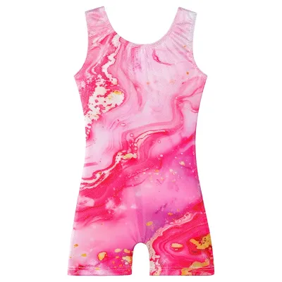 3-14 years old Gymnastics Sports Uniforms for sports training Five styles of Girl body shape training