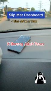 Anti Slip Dashboard Mobil Panjang Ukuran 150x30cm Antislip Slip Mat Tatakan Dasbor GROZIR ZONE