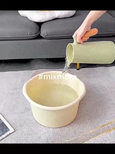 Chậu ngâm chân nhựa có hạt massage dày dặn giá thành rẻ nhiều màu Mixmore