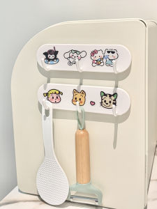 Japanese Style Magnetic Hook Key Storage Rack No Drilling Required Fridge Magnet Ideal for Home Entrance And Dormitory Use