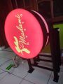Neon Box Bulat Dua Sisi Akrilik 50 cm. 