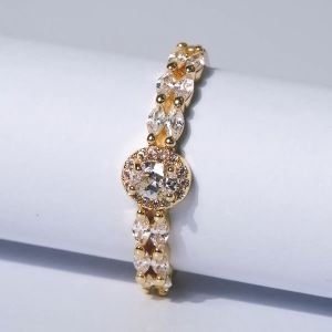 Mikana Valentines Promise Ring 18k Gold Plated Yukihana Ring Accessories for women engagement ring