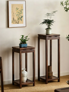 FANTANYIPIN | Ukigumo Wood Multi-functional Flower Stand Indoor Plant Shelf