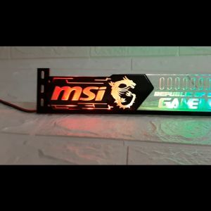 ที่ค้ําการ์ดจอ อคริลิค ไฟ 5v3pin ARGB มีหลายลาย (มีไฟทุกแบบ)