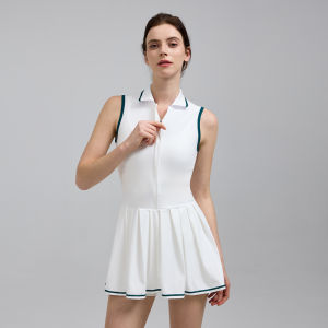 SALTUM | Polo Collar Anti-See-through Sports Dress for Women
