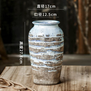 ตุ๊กตากระดานกระดาษแข็งสไตล์ย้อนยุค กระติกเซรามิก ตกแต่งบ้าน กระติกดอกไม้แห้ง กระติกเซรามิก กระติกดอกไม้แห้ง ตกแต่งบ้าน เครื่องประดับบ้าน