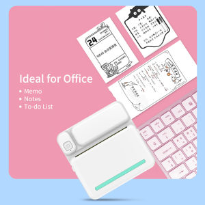 Mini portable thermal printer /pocket printer /printer tanpa tinta/wireless bluetooth android ios phone picture printer free roll of inkless paper  Paper Photo Thermal Printer