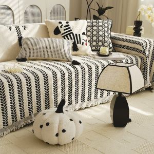 YOULI | Vintage Minimalist Luxury Full Cover Non-slip Sofa Throw 1 piece