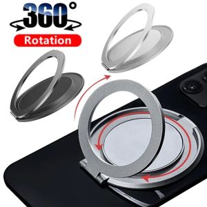 ° สติกเกอร์ที่จับโทรศัพท์มือถือ360อเนกประสงค์แบบหมุนได้วงแหวนพับได้แบบพกพาที่ยึดโทรศัพท์โต๊ะสำนักงานคนขี้เกียจ