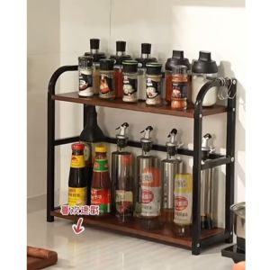 Yac พร้อมส่ง ชั้นวาง เครื่องใช้ในครัว ชั้นวางเครื่องปรุง ชั้นเก็บเครื่องเทศ จัดเก็บในครัว ชั้นจัดเก็บในครัว