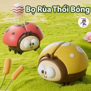 Đồ Chơi Bọ Rùa Thổi Bóng Lơ Lửng Ladybug Dễ Thương Cho Bé Máy Thổi Bóng Cua Đồ Chơi Montessori