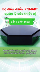Bộ Điều Khiển Hồng Ngoại Thông Minh Wifi Hunonic IR Smart Điều Khiển Điều Hòa Tivi Qua Điện Thoại