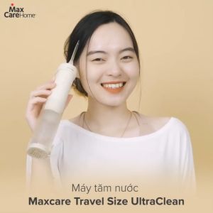 [Deal Độc Quyền] Máy tăm nước cầm tay Maxcare UltraClean/Max456S/456SE 300ml Nhật Bản - Tặng túi đựng & 5 đầu tăm - BH 12 tháng