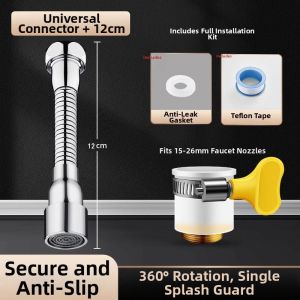 Extendable Swivel Anti-Splash Water Tap