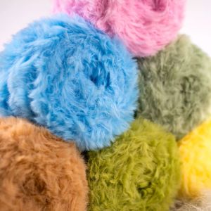 100G/Ball Imitation Mink Yarn Faux Fur Yarn Hand Knitting Crochet Sweater Thread Scarf Fluffy Imitation Rabbit Hair Eyelash Yarn