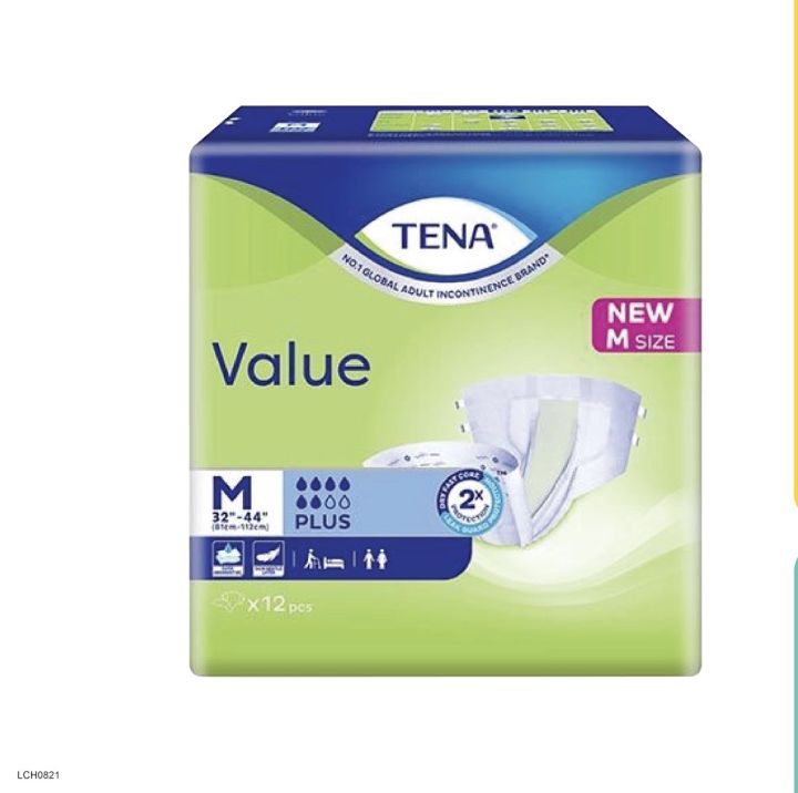 Tena Value Plus Diapers M10 L8 Xl8 Lazada