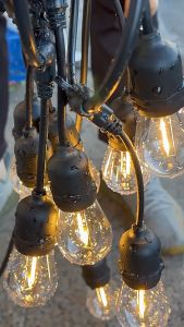 YHLAMP Outdoor Light String Garden Waterproof Courtyard Atmosphere Decoration LED Light Wire String Light Fairy Lights