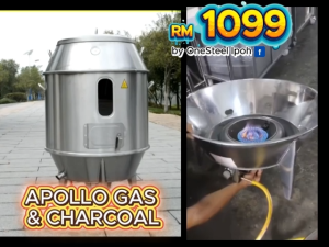 STAINLESS STEEL COMMERCIAL APOLLO STOVE ROAST DUCK烧烤鸭炉/CHICKEN BURNER/GAS/CHARCOAL/BAKAR ITIK/AYAM/BBQ/ROASTED BURNER