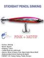 Lure Stickbait Pencil Sinking 7,5cm 8gr Umpan Pancing Casting. 