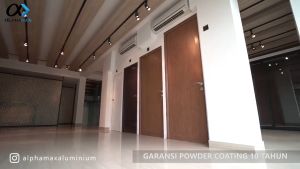 ALPHAMAX Max 1-A Pintu Rumah Pintu Kamar Mandi Pintu Gudang Pintu Aluminium Jaluzi 80 x 200 cm