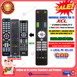 XCL SMART TV Remote Ready to Use Universal [**Mag Basa B4 Umorder**] TV Remote for XCL TV ANDROID TV REMOTE XCL LED TV REMOTE