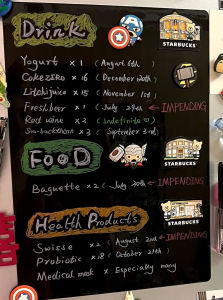 A4/A3 Size Magnetic Blackboard small chalkboard sticker Kitchen menu whiteboard Weekly Planner Fridge Sticker Message Board