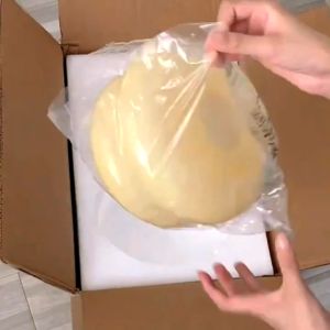 ตั้งโต๊ะ ไฟตั้งหรี่แสง สำหรับห้องนอน ทรงเค้ก เป็นทาร์ตไข่ โคมไฟแบบแก้ว