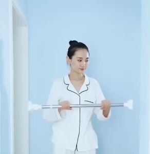 เป็นเครื่องมือที่ไม่ต้องเจาะผนัง ราวม่านสแตนเลส ราวแขวนสูงสุญญากาศ 140kg