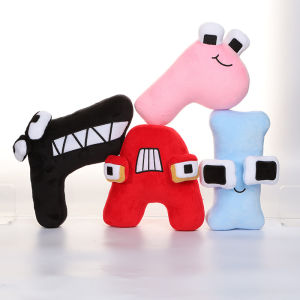 【Ready Stock】Kids Puzzle Toy Alphabet Lore Alphabet Game Early Education Educational Plush Toy Soft Plush Stuffed Doll Cushion Cute Cartoon Animal Plush Doll for Kids
