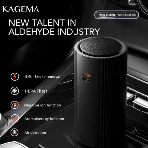 KAGEMA Portable Ionizer Car Air Purifier For Home Aroma Diffuser PM2.5 Sterilize Disinfect Deodorize Air Detection Penapis Udara