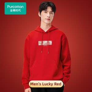 Purcotton | Lucky Festive New Thickened Top for Autumn and Winter