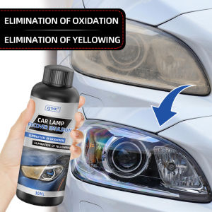 Car Headlight Restoration Polishing Kits Headlamp Scratch Remover Repair Cleaning Paste Remove Oxidation Headlight Polish Liquid
