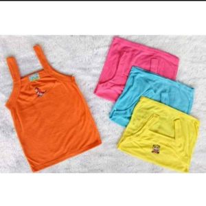 6 Pcs Kaos Dalam Anak Perempuan Berlian / Sporot Anak / Singlet Anak / Tanktop / Kaos Kutang