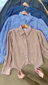 Kemeja Wanita Terbaru 2024 Atasan Wanita Remaja Ootd Korea Style