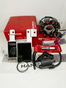 PAKET PENGAPIAN 6ITEM CDI KPH HONDA SUPRA X 125 KARBU KARISMA KIRANA asli