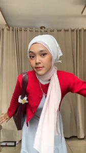 Bandana Scarf Korea Model Renda Aesthetic Casual / Bando Syal Raw Lace / Headband Fashion Korea