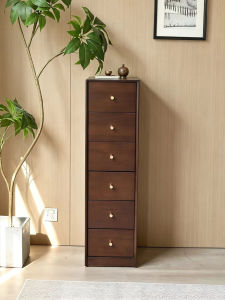 Wall-mounted Narrow Furniture Chest Six-drawer 6 drawers