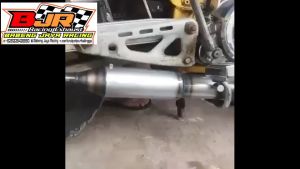 KNALPOT YAMAHA RX KING RX K RX Z RX S UDANG LOBSTER BELANG KUNING ORIGINAL BY Babeng Jaya Racing