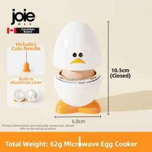 melii | Microwave Egg Cooker Quick Boiling and Steaming Eggs