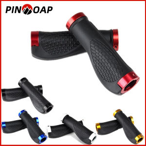 Ergonomic Design Of Bicycle Rubber Handlebar Cover With Anti Slip Grip And Comfortable Grip Aluminum Alloy Lock Ring Grip