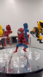 5pcs/set The Avengers Marvel Super Heroes Figures Iron Man Captain America SpiderMan Wolverine