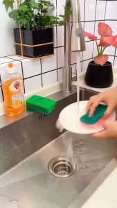 Kitchen Soap Dispenser Box Wash Sponge Holder Pump | Kitchen Soap Dispenser Sponge Wash Box