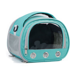 Portable Bird Cage Parrot Small Pet Transparent Foldable Hamster Hedgehog Rabbit Handheld Outdoor Travel Pet Carrier Bag