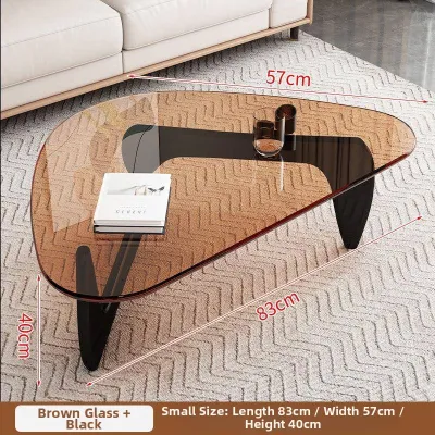 MEISITEKEKE | Advanced Glass Coffee Table Modern Minimalist Luxury