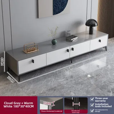 ZHUOHE | Modern Minimalist New Style Small Space Suitable Cream Style TV Stand