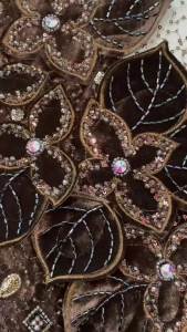 Wine Color Elegant Handmade Beads Embroidery French Tulle Lace Fabric For Party Nigerian Luxury Sequins Lace Fabric 5Yar M668-1