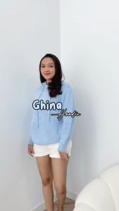 ELYCLOTH | GHINA HOODIE | HOODIE WANITA PREMIUM FURY KNIT